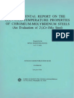 DS6S1 - (1966) Supplemental Report On The Elevated-Temperature Properties of Chromium-Molybdenum Steels