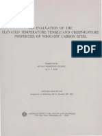 DS11S1 - (1970) An Evaluation of The Elevated Temperature Tensile and Creep-Rupture Properties of Wrought Carbon Steel PDF
