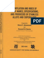 DS45A - (1972) Compilation and Index of Trade Names, Specifications, and Producers of Stainless Alloys and Superalloys PDF