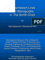 Transmission Lines and Waveguides 4. The Smith Chart: by Nannapaneni Narayana Rao