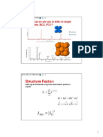 Structure Factor:: What We Will See in XRD of Simple Cubic, BCC, FCC?