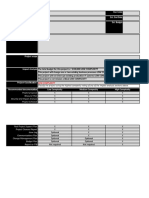 Project Proposal and Planning Excel Template