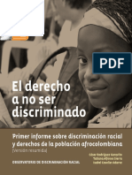 El Derecho a No Ser Discriminado