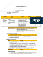 Actividad de Aprendizaje Sobre El Buen Trato