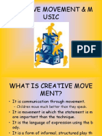 Creative Movement & M Usic