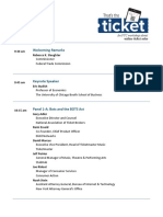 Agenda FTC Online Ticketing Workshop