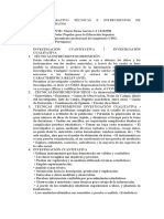 Cuadro Comparativo Técnicas e Instrumentos de Recolección de Datos