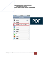 Manual para Adicionar Email Exchange 2010 em Dispositivo Com IOs