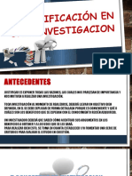 Justificación en Una Investigacion