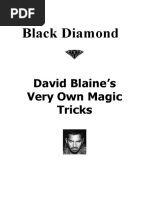 David Blaine Card Tricks PDF