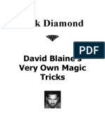 David Blaine Card Tricks PDF