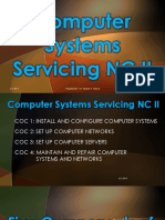 Computer Systems Servicing NC II: 6/1/2019 Prepared By: Mr. Gerard R. Garcia