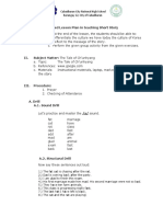 Detailed Lesson Plan in Teaching Short S