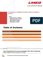 A Case Study On Changing Depreciation Methods and Quality of Disclosure