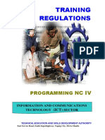 Programming NC IV Qualification and Competency Standards