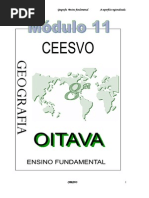 Apostila Ensino Fundamental  CEESVO - Geografia - Módulo 11