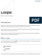 Loops - Bash Scripting Tutorial