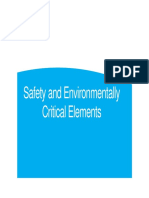 Safety Environmentally Critical Elements Presentation Icp PDF