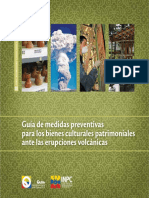 Bienes Culturales Patrimoniales - Guía de Medidas Preventivas ERUPCIONES