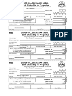 HBL Cadet College Hasan Abdal Prospectus Payment