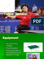 Ping Pong - Table Tennis Power Point Presentation