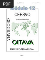 Download Apostila Ensino Fundamental  CEESVO - Geografia - Mdulo 12 by Ensino Fundamental SN4121644 doc pdf