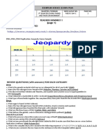 DNA, RNA and Protein Synthesis Jeopardy Game