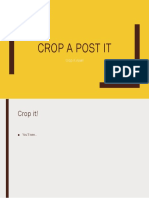 Crop A Post It