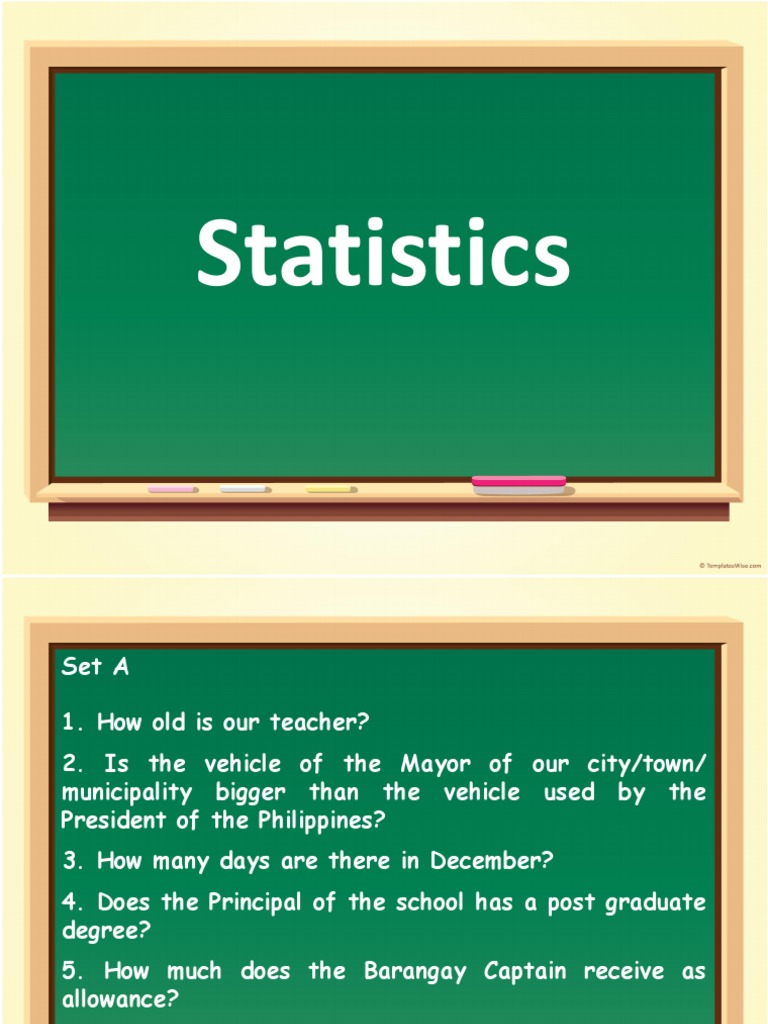 Statistics and Data Collection | PDF | Statistics | Data