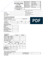 Mte-Fo-01 - Field Report of Bulk Supply Meter Testing (LT - PPM)