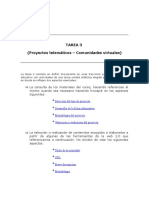 Proyectos Telemáticos: Comunidades Virtuales