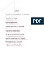 Exercise 7: Identify and Correct The Errors.: 2. Yesterday I Speak To Ken Before He Leaves His Office and Goes Home