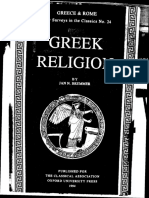 J.N. Bremmer, Greek Religion (NSC, 24) (1994)