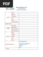 SBLC Application Form