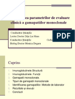 Investigarea Parametrilor de Evaluare Clinică A Gamapatiilor