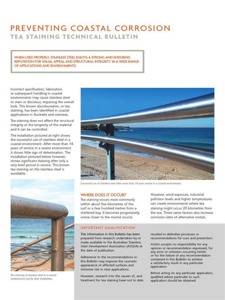 Tea Staining - 2 PDF | PDF | Stainless Steel | Corrosion