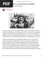 Lúcifer, Satanás e Os Demônios Na Bíblia – Trilhas No Universo