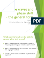 Sine Waves: Phase Shift & General Form