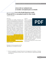 Benedetti a - Espacios Fronterizos en El SUr Suramericano. Propuesta de Un Modelo Conceptual Para Su Estudio(1)