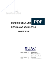 Trabajo Derecho de La URS