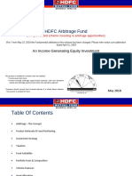 HDFC Arbitrage Fund: An Income Generating Equity Investment