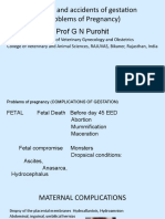 Vet Obst Lecture 3 Diseases and Accidents of Gestation