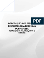 Livro 15 - Introdução Aos Estudos de Morfologia de Língua Portuguesa