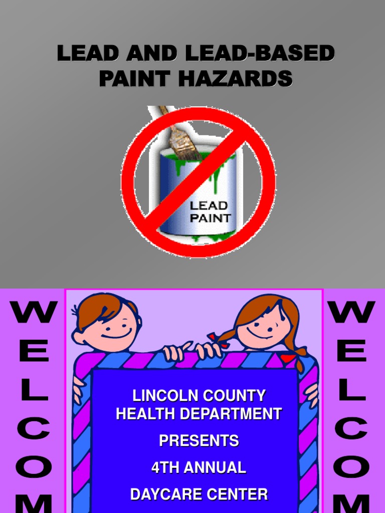 Lead and LeadBased Paint Hazards PDF Lead Wellness