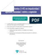 PDF - El Rol de La Serotonina (5-HT) en Impulsividad Agresión, Ansiedad Estrés y Cognición