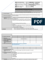 Grades 1 To 12 Daily Lesson Plan School Corcuera National High Grade Level 12