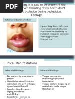 Oral Habits in Children - DR - Naaz Gill