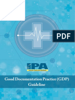 Good Documentation Practice (GDP) Guideline