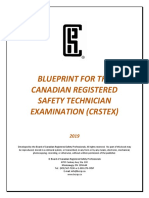 BCRSP CRST Examination Blueprint