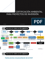 Certificación ambiental proyectos inversión